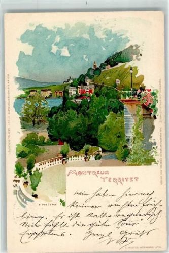 Territet 1901 Montreux sign. F. Voellmy