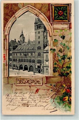 Basel 1903 Rathaus