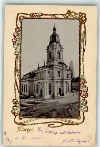 Morges 1902 Kirche