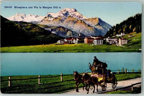 Silvaplana Piz la Margna Postkutsche