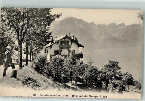 Glion 1909 Schulsanatorium Savoyer Alpen