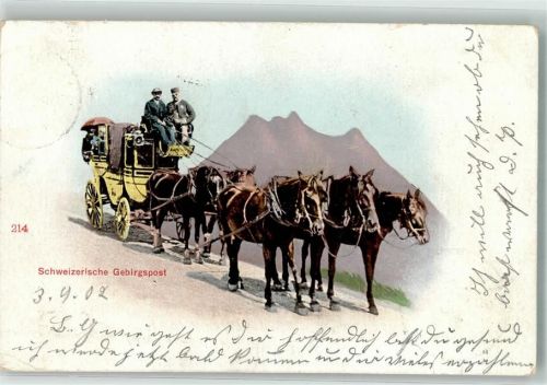 1902 Schweizerische Gebirgspost