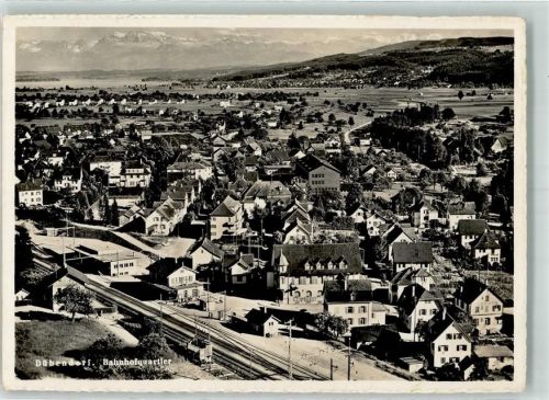 Dübendorf 1952 Bahnhofquartier