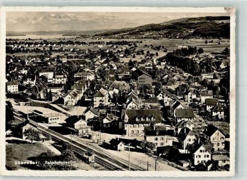 Dübendorf 1952 Bahnhofquartier