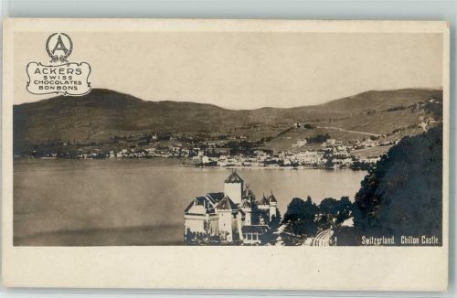 Veytaux-Chillon Schloss Chillon Castle Werbung