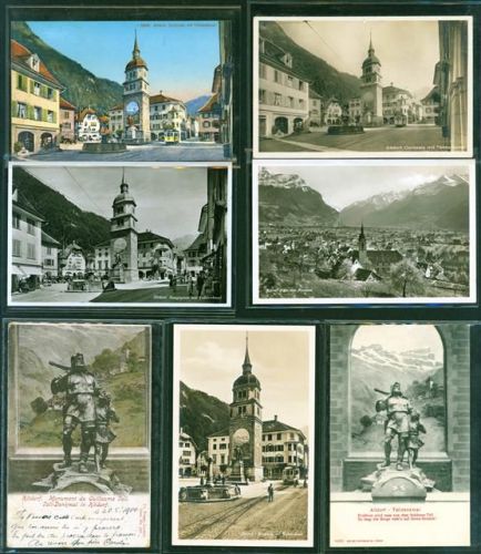 Altdorf UR Lot mit 7 AK, 1900-1939; gute Erhaltung, größtenteils gelaufen