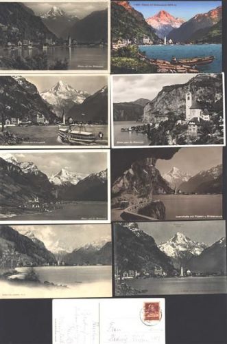 6454 Flüelen - Lot mit 19 AK