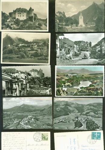 Gruyères Lot mit 44 AK