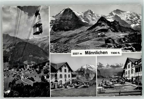 Männlichen Seilbahn Gasthaus Männlichen