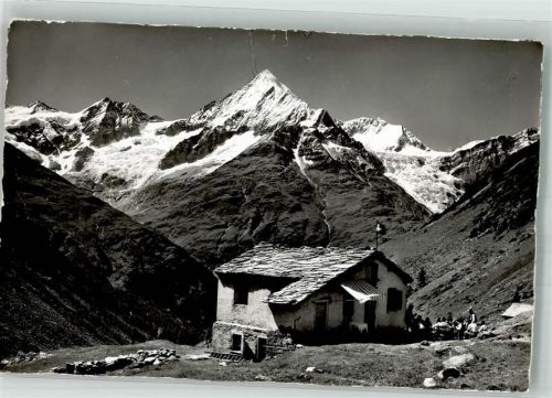 Täsch 1955 Gasthaus Täschalp