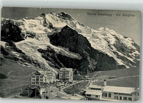 Lauterbrunnen 1914 Hotel Eisenbahn Jungfrau Kleine Scheidegg