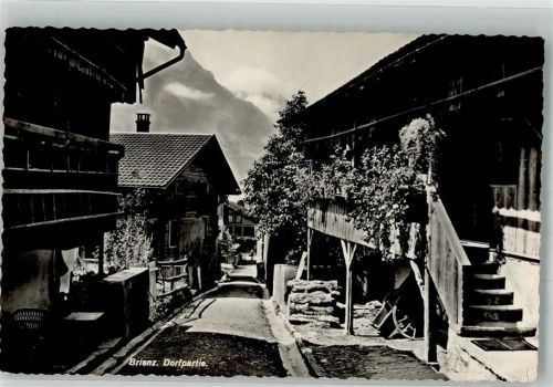 Brienz BE 1950 Dorfpartie Notopfermarke Berlin