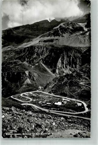Klausenpass Klausenstrasse Kehren in der Vorfrutt