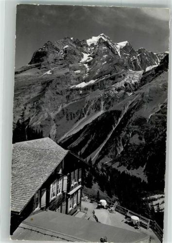 Lauterbrunnen 1960 Hotel Obersteinberg
