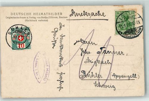 Bühler Deutsche Heimatbilder Kirche Kurort Oybin Briefmarke Deutschland
