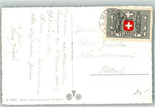 Feldpost Aktiv Dienst Feldpost 7 1939/40 Soldatenmarke