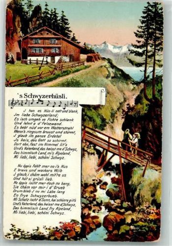 1913 Das Schwyzerhüsli Verlag Künzli Nr.4863