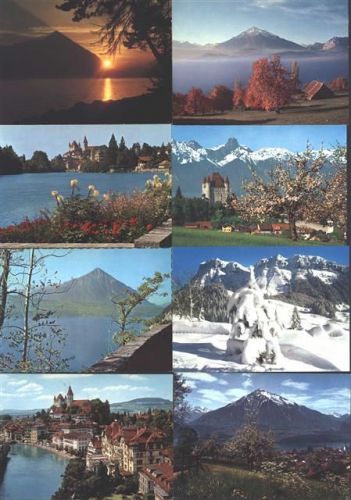 3600 Thun - Lot mit 24 AK