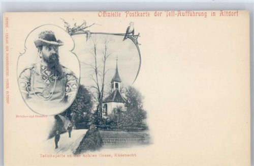 Küsnacht ZH Reichvogt Gessler, Tellskapelle, Hohle Gasse AKU2