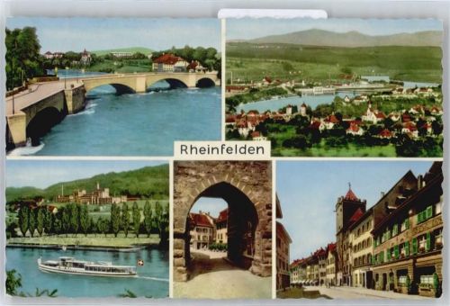 4310 Rheinfelden - Gesamtansicht, Dampfer, Tor AKU2