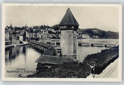 6000 Luzern Lucerne - Kapellbrücke, Wasserturm AKU2