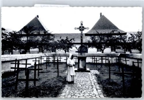 La Valsainte Friedhof, Mönch, Kreuz, Kartause
