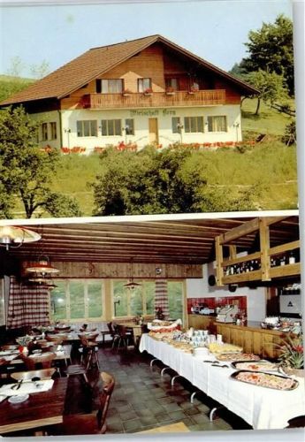 8344 Bäretswil - Gasthof, Wirtschaft Berg, Speisesaal