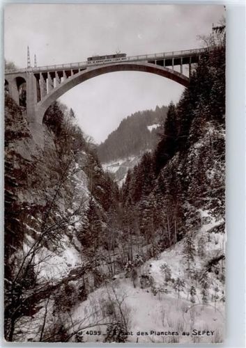 Le Sépey Viadukt, Eisenbahn