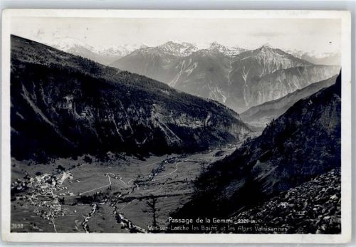 Lavey-les-Bains 1929 Passage de la Gemmi