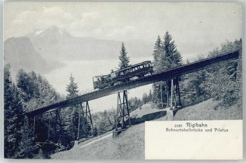 Rigibahn - Schnurtobelbrücke, Pilatus
