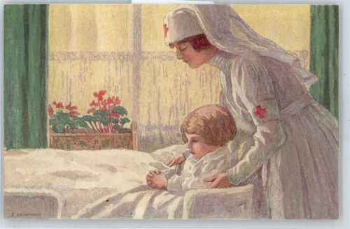 Krankenschwester , sign. E.Beurmann