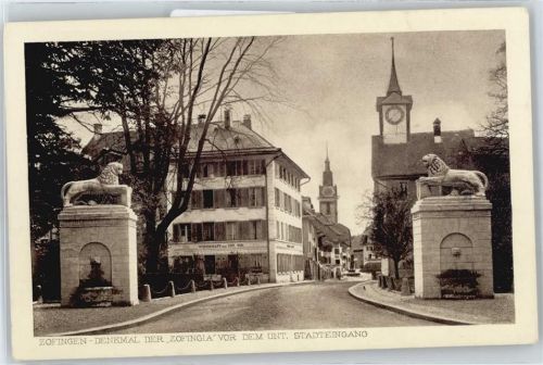 Zofingen Denkmal am Stadteingang