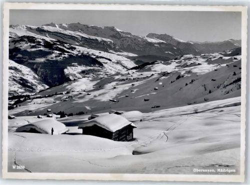 Obersaxen Winter Mädrigen