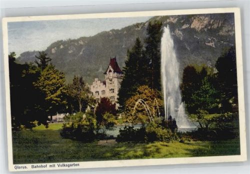 Glarus Bahnhof , Volksgarten