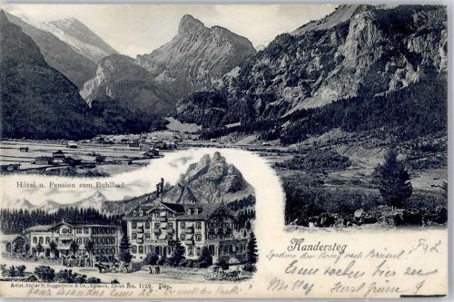 Kandersteg 1902 Hotel Pension zum Buhlbad