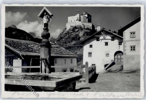 Tarasp Schloss Tarasp, Brunnen