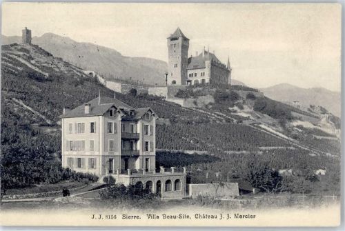 Sierre 1912 Schloss Pension
