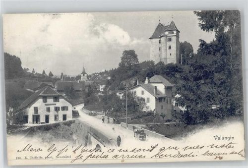 Valangin 1903 Burg