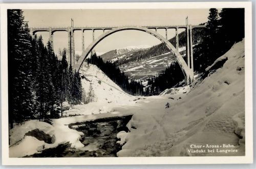 Langwies Viadukt Chur-Arosa-Bahn