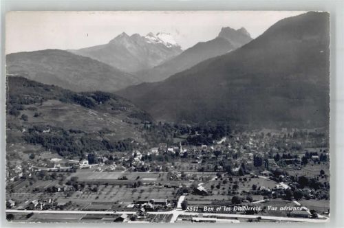 Bex 1951 Fliegeraufnahme