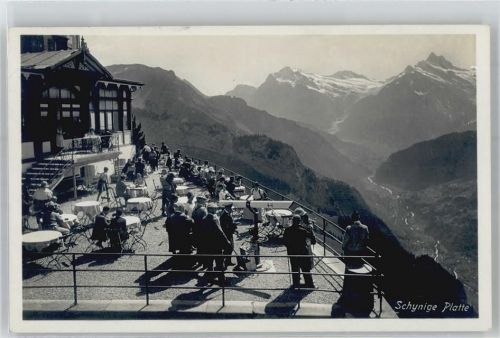 Schynige Platte Blick vom Restaurant
