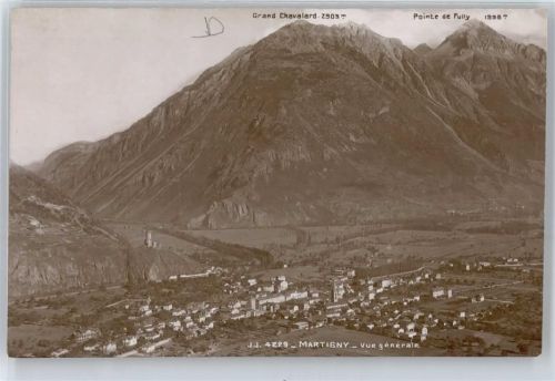 Martigny Panorama Gesamtansicht