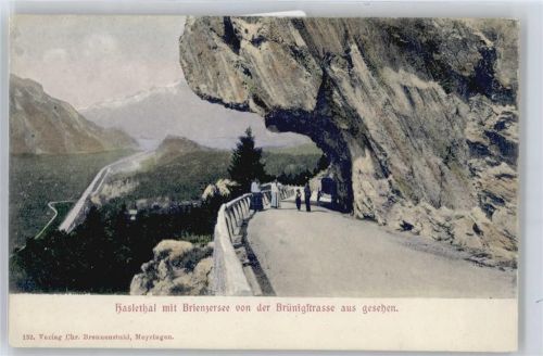 Brienz BE Hasletal, Brienzersee, Brünigstraße
