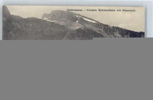 9657 Unterwasser - Vordere Schwendisee, Käserruck