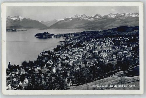 Horgen Halbinsel Au, Alpen