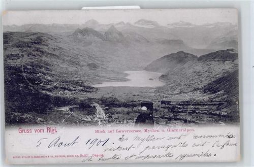 6410 Rigi Kulm - Lowerzersee, Mythen, Glarneralpen