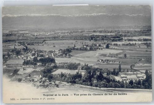 Veyrier Blick vom Mont Saleve