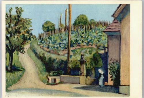 8717 Benken SG - Künstlerkarte Weinberg