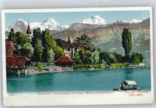 Hilterfingen Thunersee, Eiger, Mönch, Jungfrau