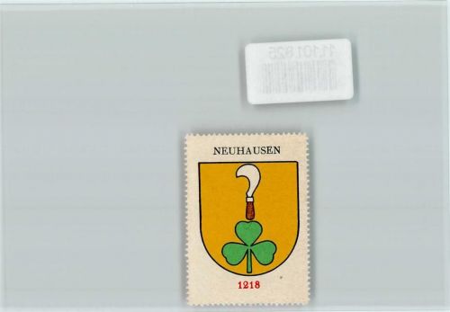 8212 Neuhausen am Rheinfall - Vignette Wappen Kaffee Hag ca 1920-1940